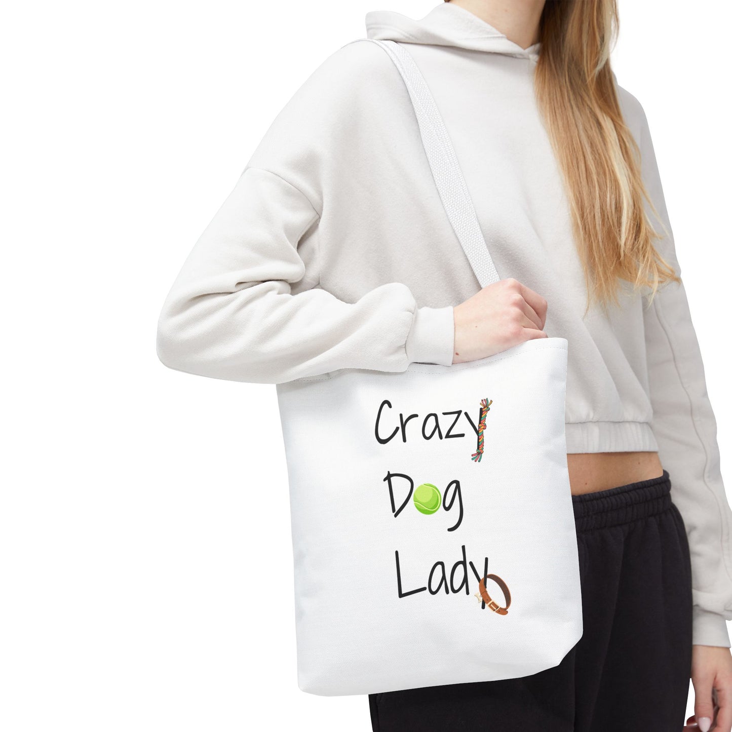 "Crazy Dog Lady" Tote Bag- 3 Sizes