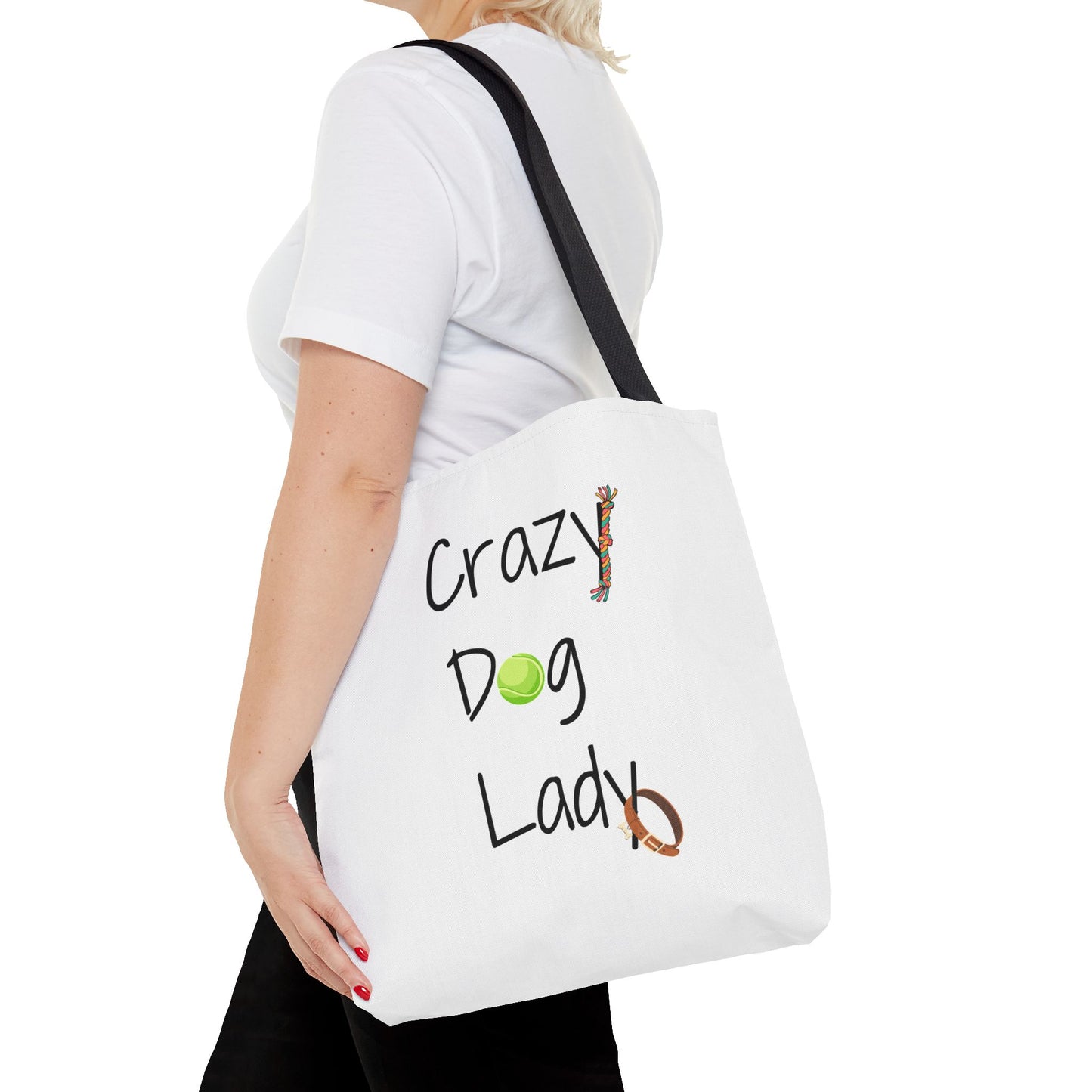 "Crazy Dog Lady" Tote Bag- 3 Sizes