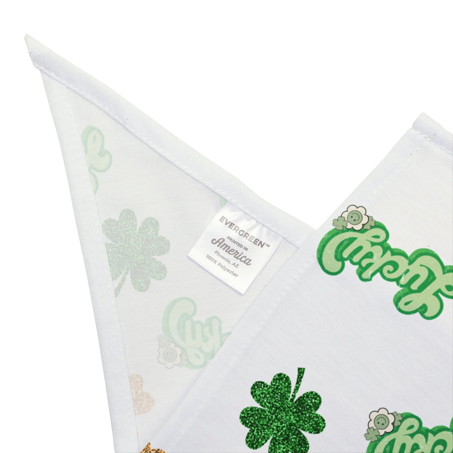 "Lucky" Print Pet Bandana for St. Patrick's Day Celebration