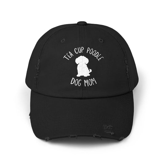 Tea Cup  Poodle Dog Mom Women's Baseball Cap