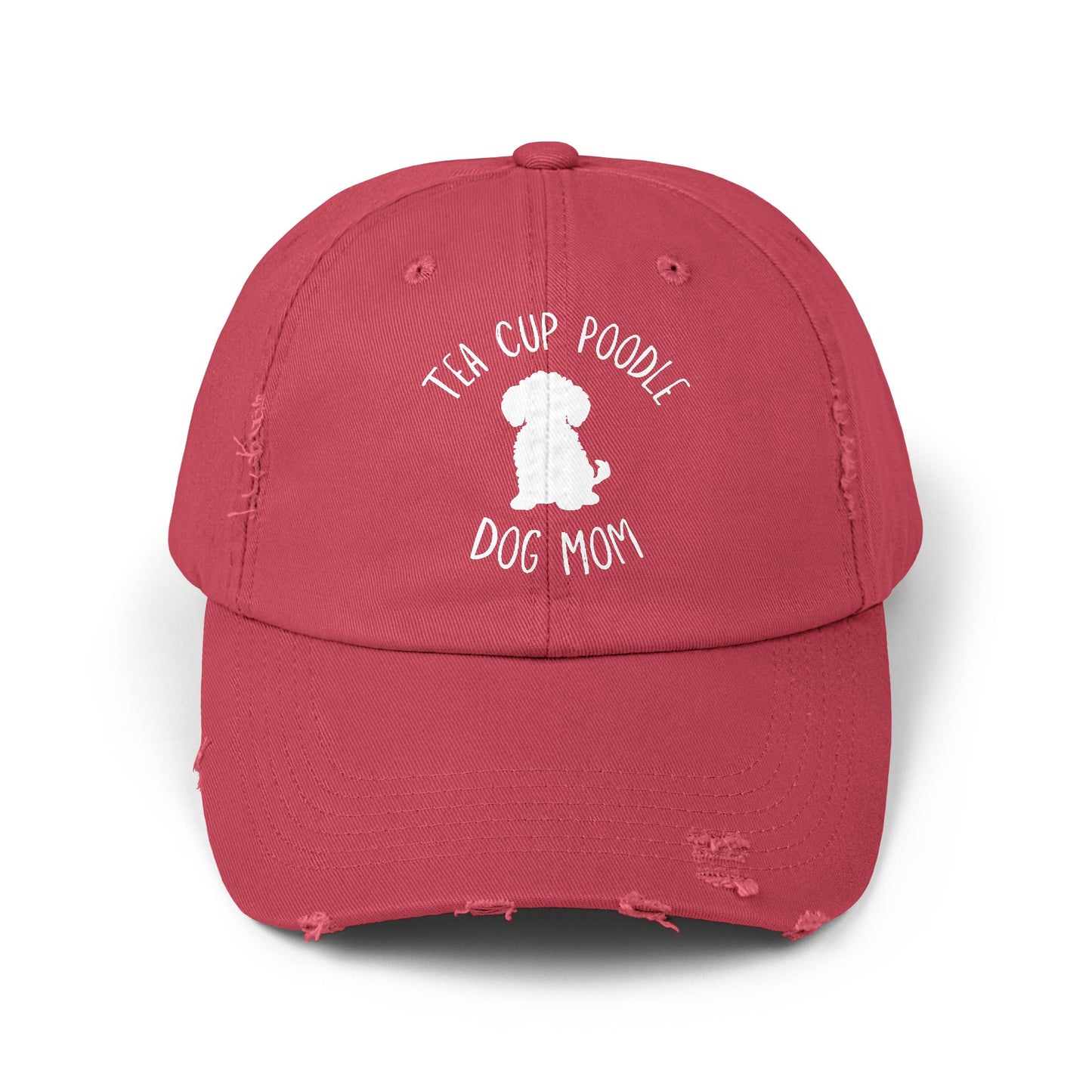 Tea Cup  Poodle Dog Mom Women's Baseball Cap