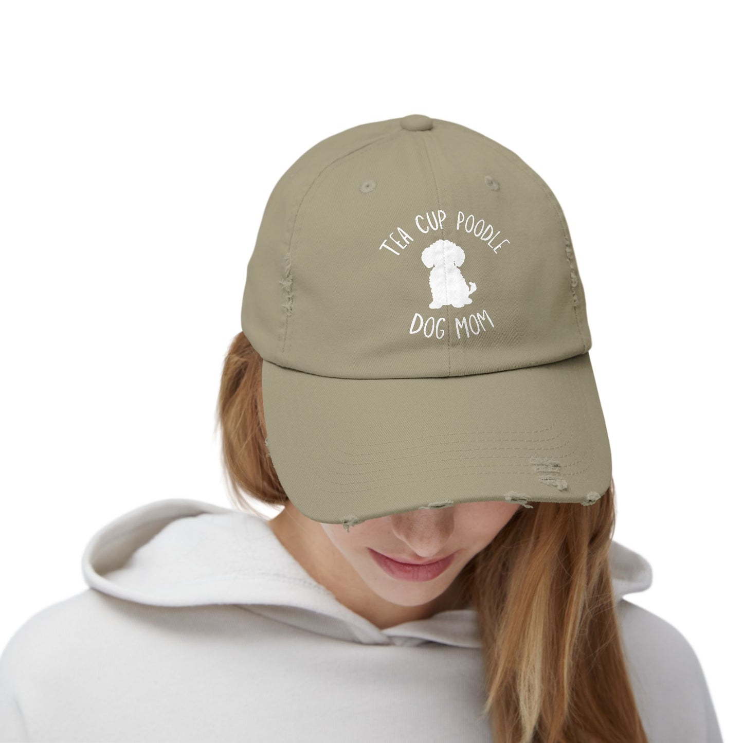 Tea Cup  Poodle Dog Mom Women's Baseball Cap