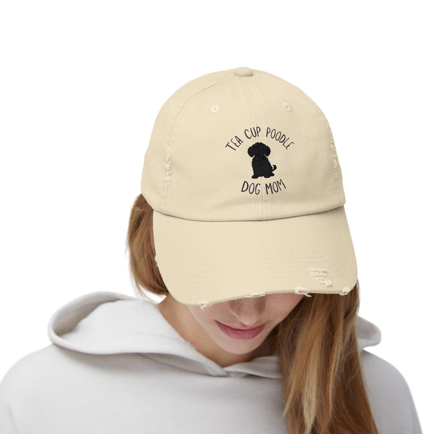 Tea Cup  Poodle Dog Mom Women's Baseball Cap