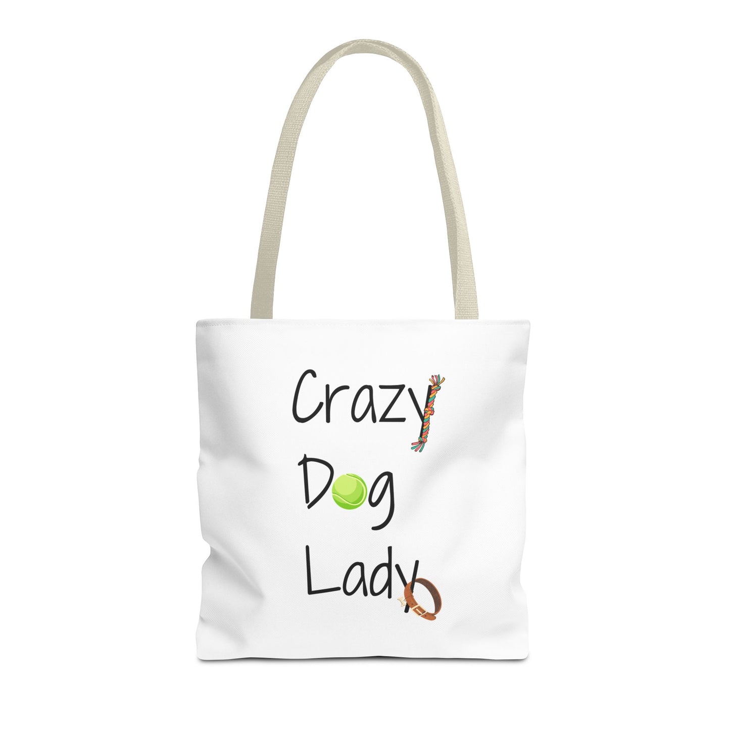 "Crazy Dog Lady" Tote Bag- 3 Sizes